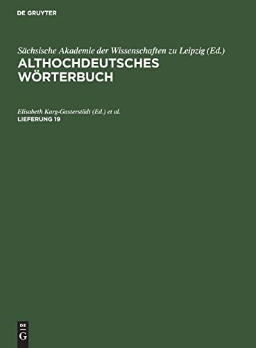 Althochdeutsches Wörterbuch