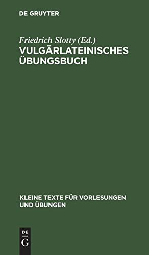 Vulgärlateinisches Übungsbuch