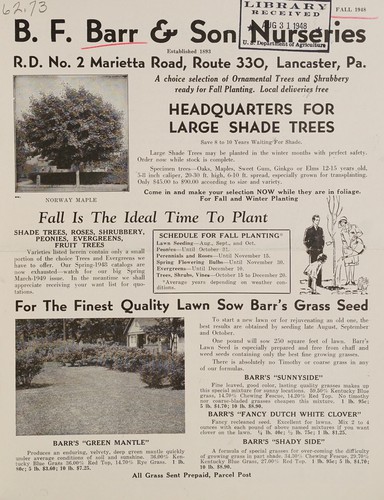 B. F. Barr & Son Nurseries