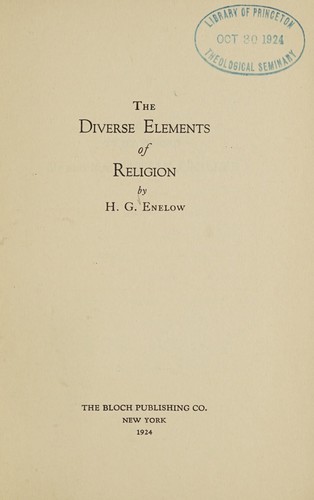 The diverse elements of religion