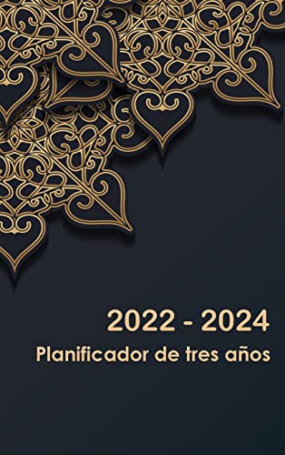 Planificador mensual de 3 años 2022-2024