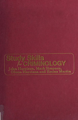 Study Skills for Criminology