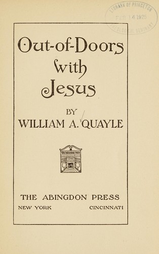 Out-of-doors with Jesus