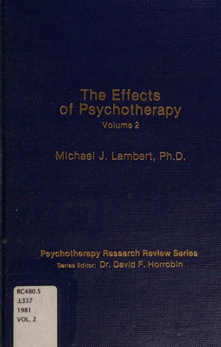 The effects of psychotherapy