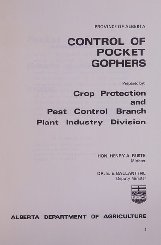 New Easy Way to Control Pocket Gophers