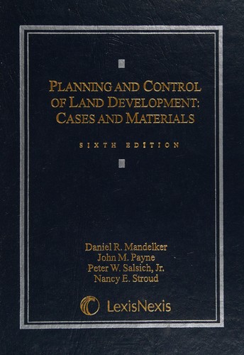 Planning and control of land development