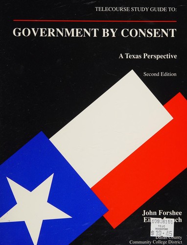Telecourse study guide for Government by consent