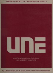 Uniform national exam study guide for landscape architects