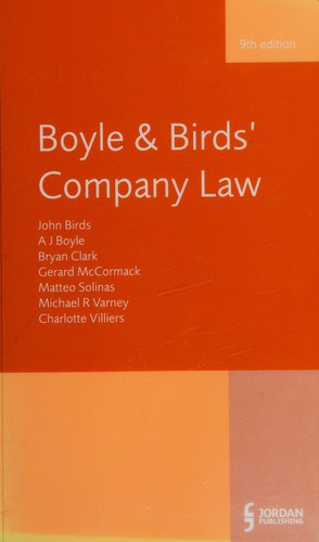 Boyle and Birds' Company law