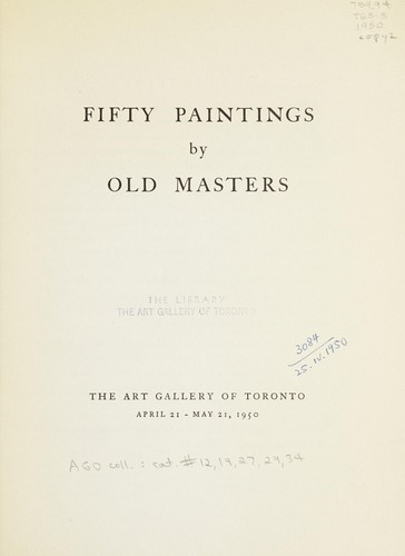 Fifty paintings by old masters