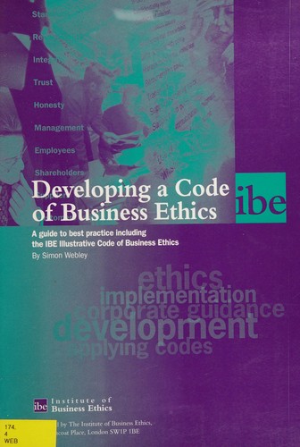 Developing a code of business ethics