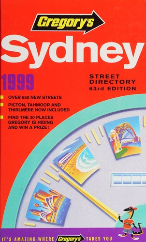 Gregory's Sydney 1998 street directory