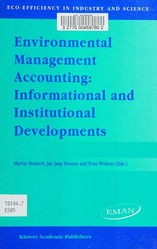 Environmental management accounting