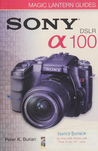 Sony DSLR A100