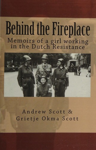 Behind the fireplace