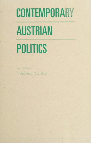 Contemporary Austrian politics