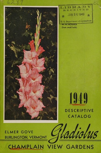 1949 gladiolus descriptive catalog
