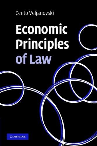 Economic Principles of Law (Law in Context S.)