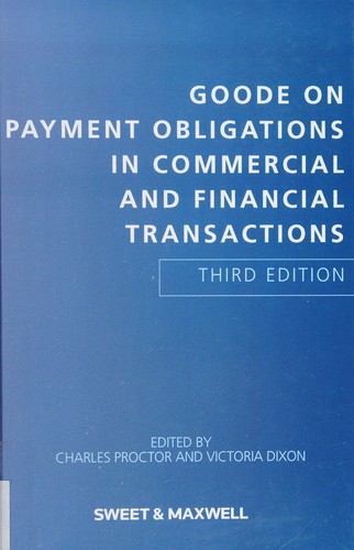 Goode on payment obligations in commercial and financial transactions
