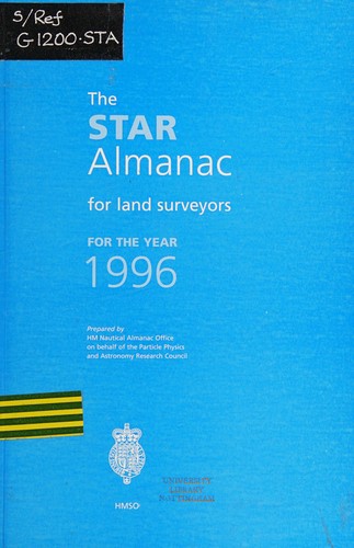 The Star Almanac for Land Surveyors for the Year 1996