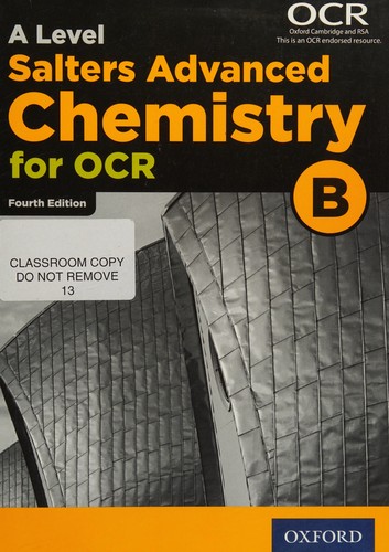 A Level Salters Advanced Chemistry for OCR