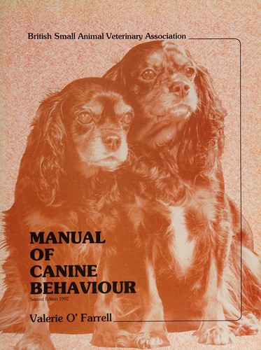 Manual of canine behaviour