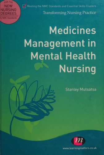 Medicines management in mental health nursing