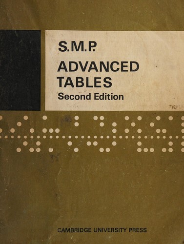 **Use 222567** Smp Advanced Tables 2