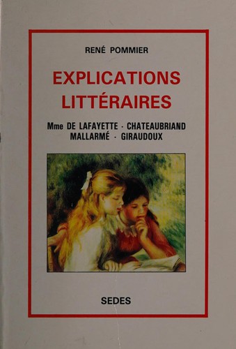 Explications littéraires