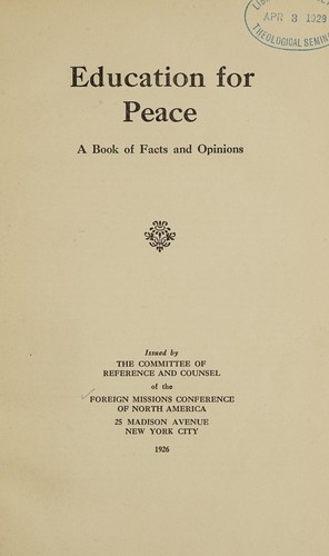 Education for peace