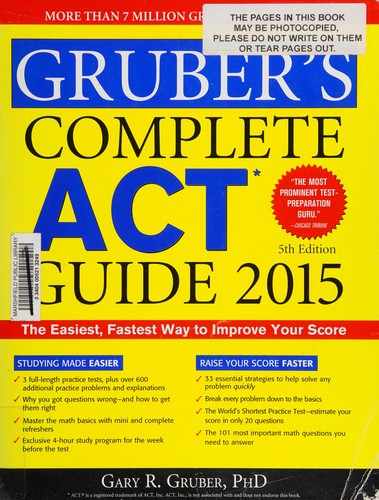 Gruber's complete ACT guide 2015