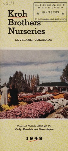 Kroh Brothers Nurseries, 1949