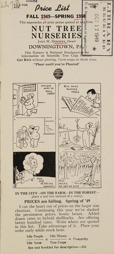 Price list, fall 1949 -- spring 1950