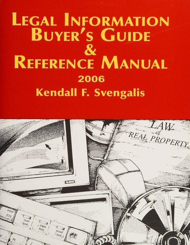 Legal information buyers guide and reference manual 2006