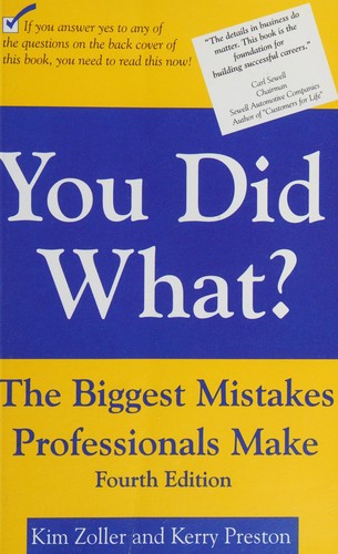 You did what?