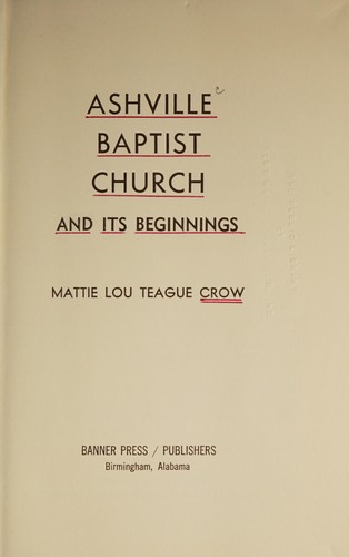 Ashville Baptist Church