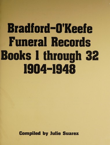 Bradford-O'Keefe funeral records