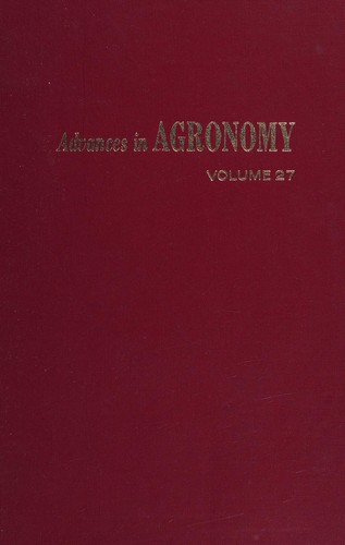 Advances in Agronomy, Vol. 27