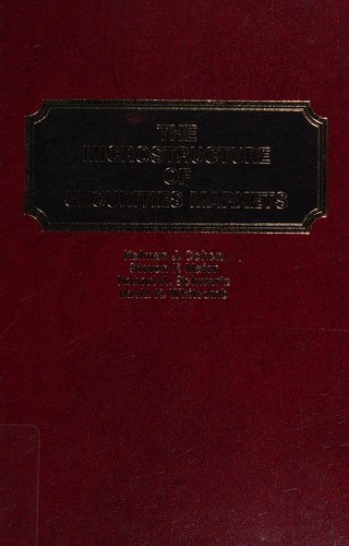 The Microstructureof securities markets