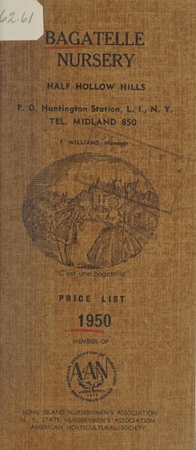 Price list, 1950
