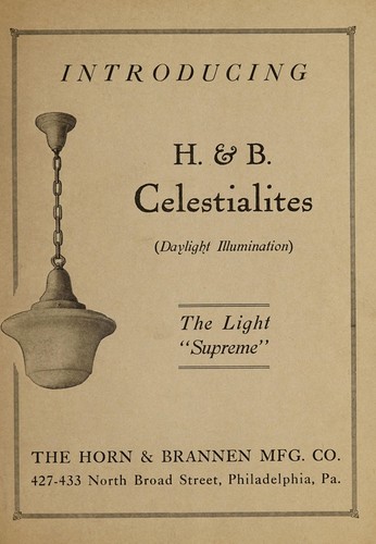 Introducing H. & B. celestialites ...
