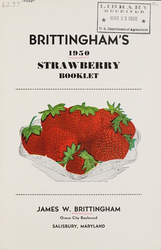 Brittingham's 1950 strawberry booklet