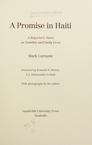 A promise in Haiti