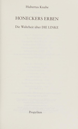 Honeckers Erben