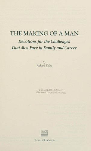 The making of a man