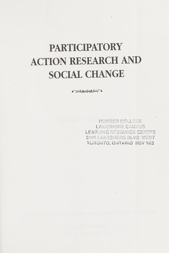 Participatory action research and social change