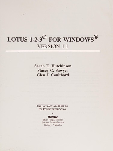 Lotus 1-2-3 for Windows, version 1.1