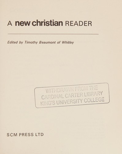 A New Christian reader
