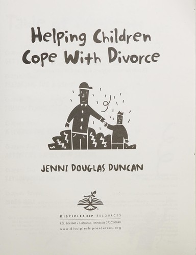 Helping children cope with divorce
