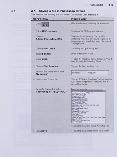 Photoshop CS6 : Basic, ACE Edition, Student Manual